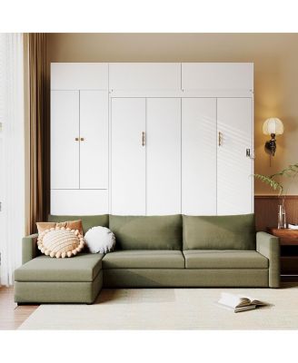 Murphy Bed w/Sofa and Shelves