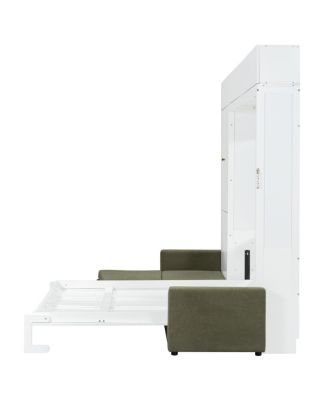 Murphy Bed w/Sofa and Shelves