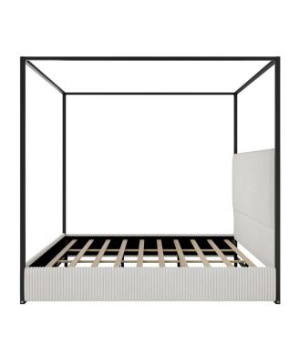 Luxury Metal Canopy Bed, King