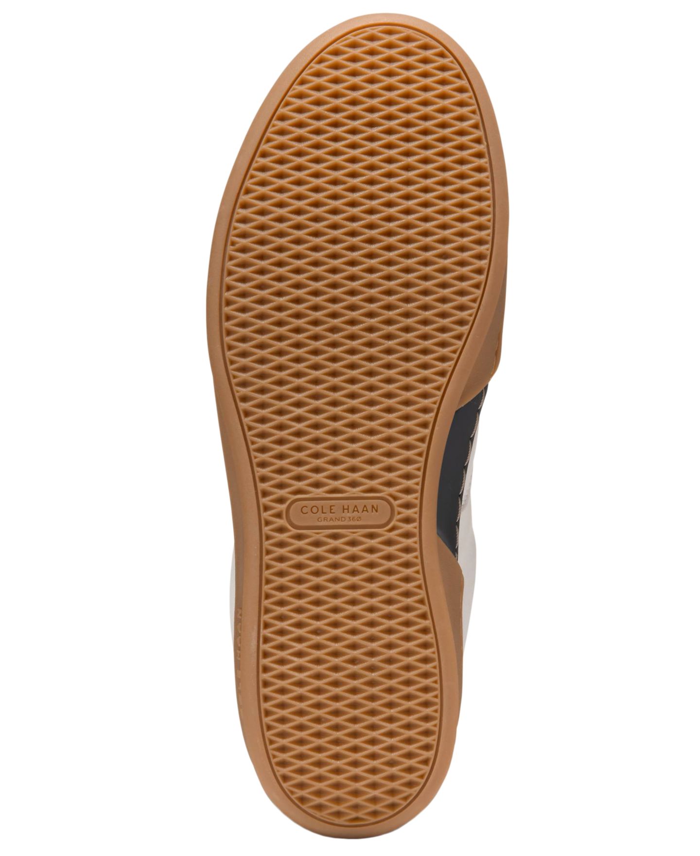 Мужские кроссовки Cole Haan Grand Crosscourt Turfline Lace-Up, цвет: Слоновая кость чёрный — фото 4