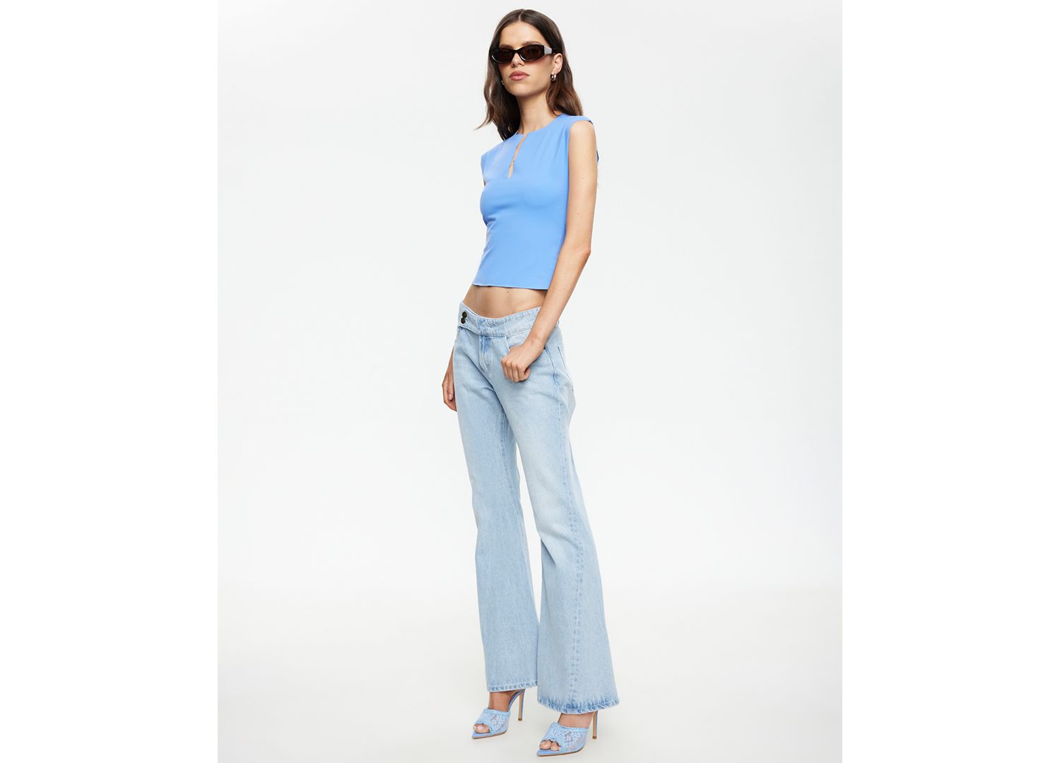 Women's Tribeca Sleeveless Cropped Top