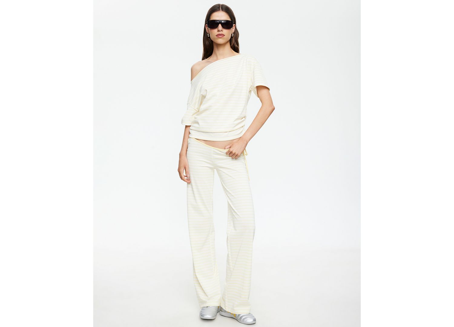 Women's Asymmetric Short-Sleeve Pull-On T-Shirt