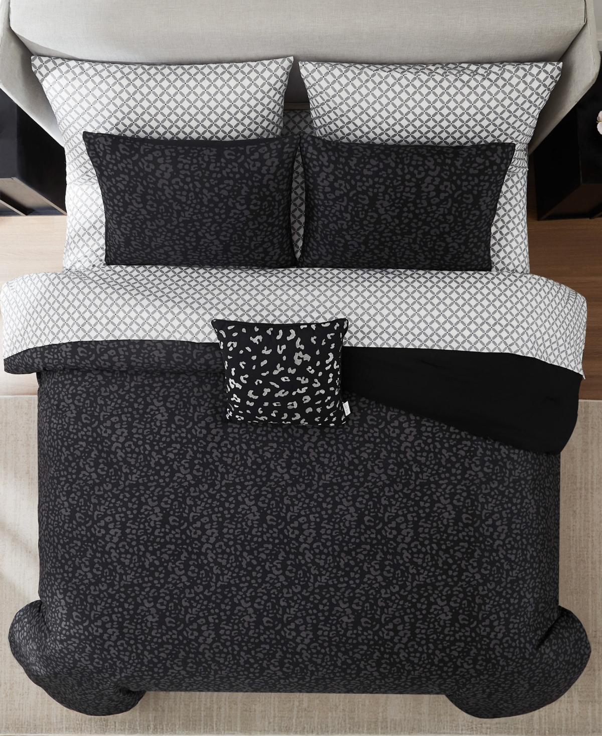 Nine West Leopard Bed in a Bag 8-Pc. Comforter Set
