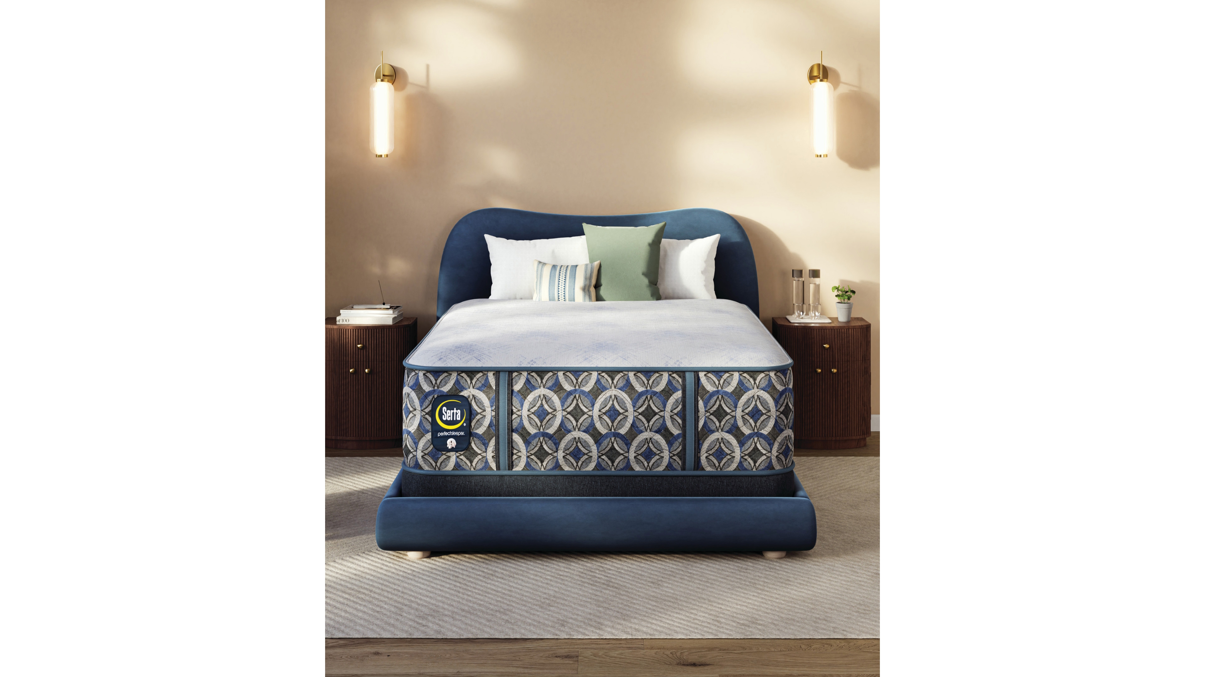 Serta Perfect Sleeper Cascade Bluff 13.5" Medium Hybrid Tight Top Mattress, Full