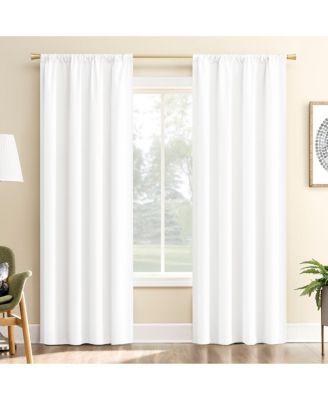 Karina Textured Blackout Rod Pocket Curtain Panel