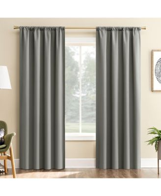 Karina Textured Blackout Rod Pocket Curtain Panel