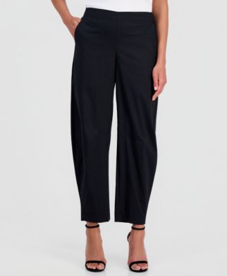 Women's Pull-On Barrel-Leg Ankle Pants 