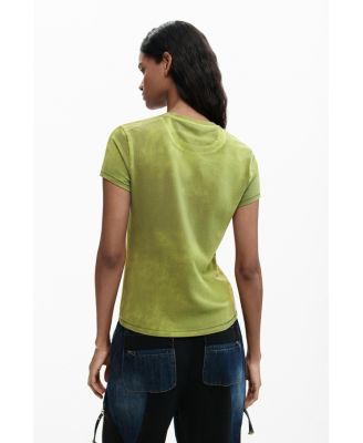 Women's Fitted daisy T-shirt