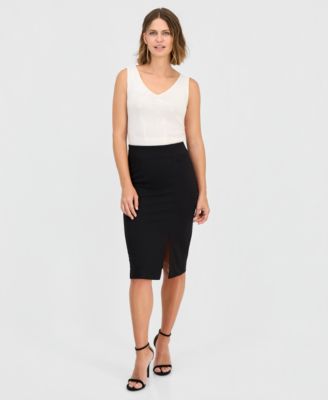 Women's Pull-On Jersey Pencil Skirt