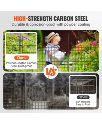 Metal Animal Barrier Fence for Outdoor Patio and Dog Containment