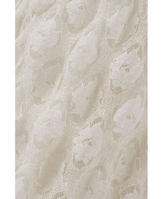 Women's High-Neck Lace Maxi Dress