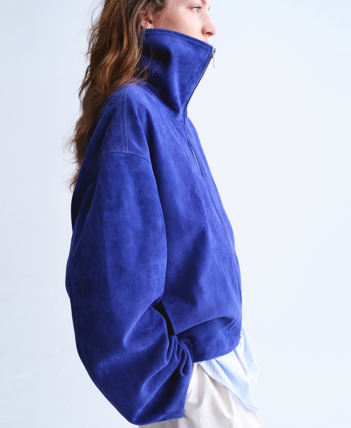 Selection Mango Women's Oversized Suede Jacket