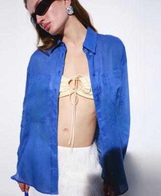 Selection Women's Ramie Pockets Shirt
