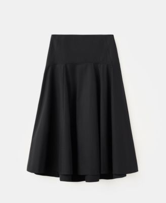 Selection Women's Seams Flared Skirt