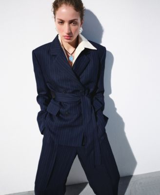 Selection Women's Pinstripe Suit Pants
