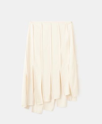 Selection Women's Fringed Hem Midi Skirt