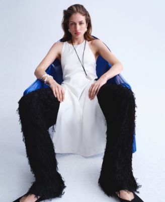 Selection Women's Long Open Back Blouse