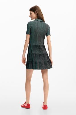 Women's Textured zipper dress