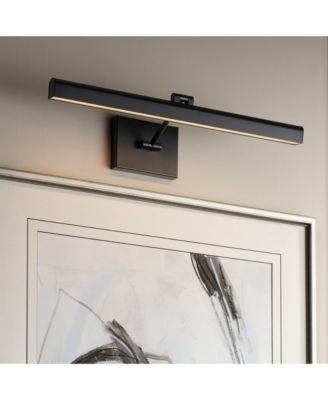 Henry 24" High Modern Picture Wall Lamp Light Fixture Mount Living Room Indoor Hallway LED Hardwired Black