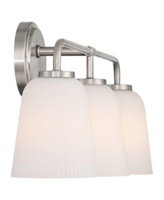 Possini Euro Bouchard 24"W Brushed Nickel 3-Light Bath Vanity Light