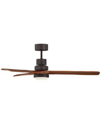 52" Delta Oil-Rubbed Bronze LED Ceiling Fan w/ 12" Rod