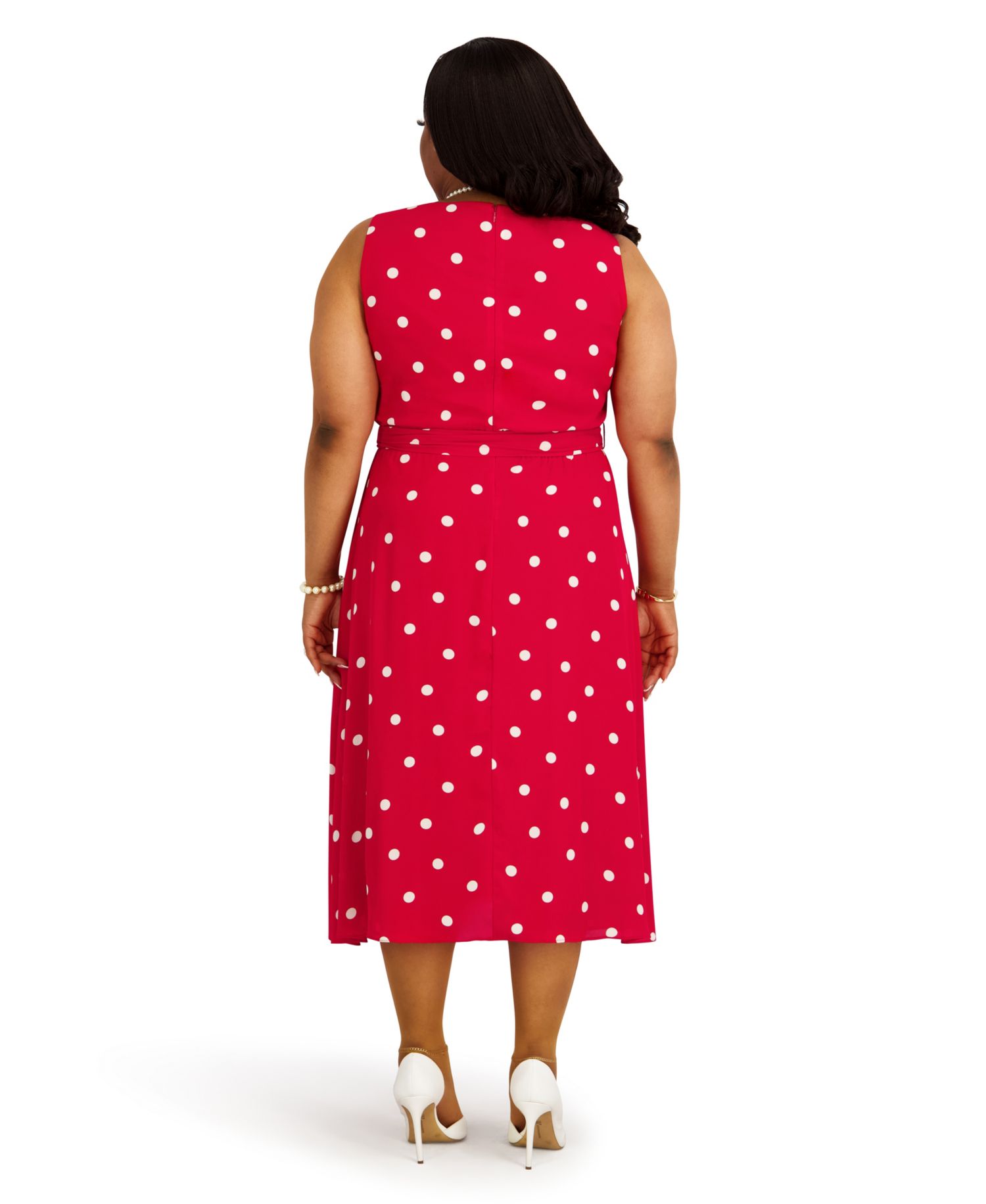Women's Crewneck Sleeveless Dress