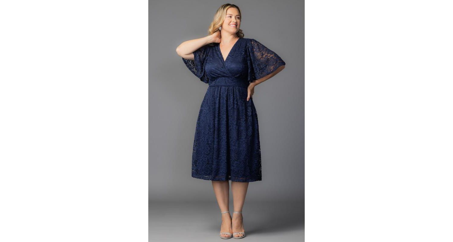 Plus Size Fable Lace Cocktail Dress