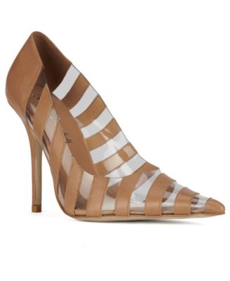 Jeffrey Campbell - Women's Opaque Stiletto Heel Pumps Tan