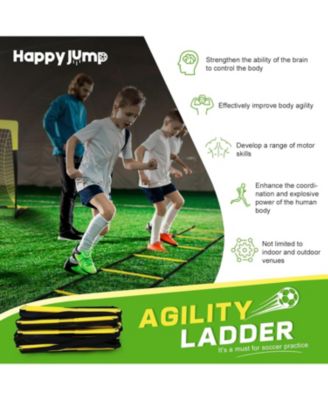 Agility Ladder 12 Rung 20 FT Speed Training Ladder Drill Sports Workout Equipment for Football Soccer Footwork Exercise