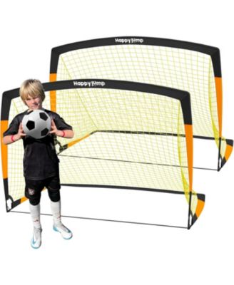 Soccer Goal 7'x5', 6.6 x3.3', 5'x3.6', 4'x3', 3'x2.2' Soccer Net for Kids Backyard