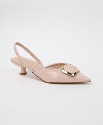 Geometric Women's Ornament Slingback Heels