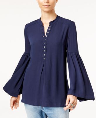 Free People - Easy Girl Bell-Sleeve Top