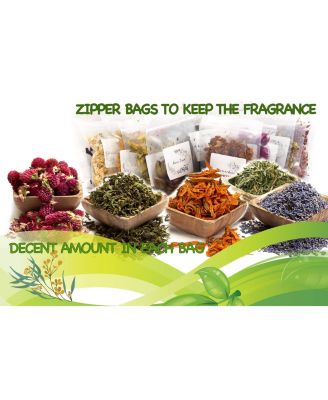 16 Bags Dried Flowers Soap Candle Bath Bomb Making Fragrant Grade A Variety