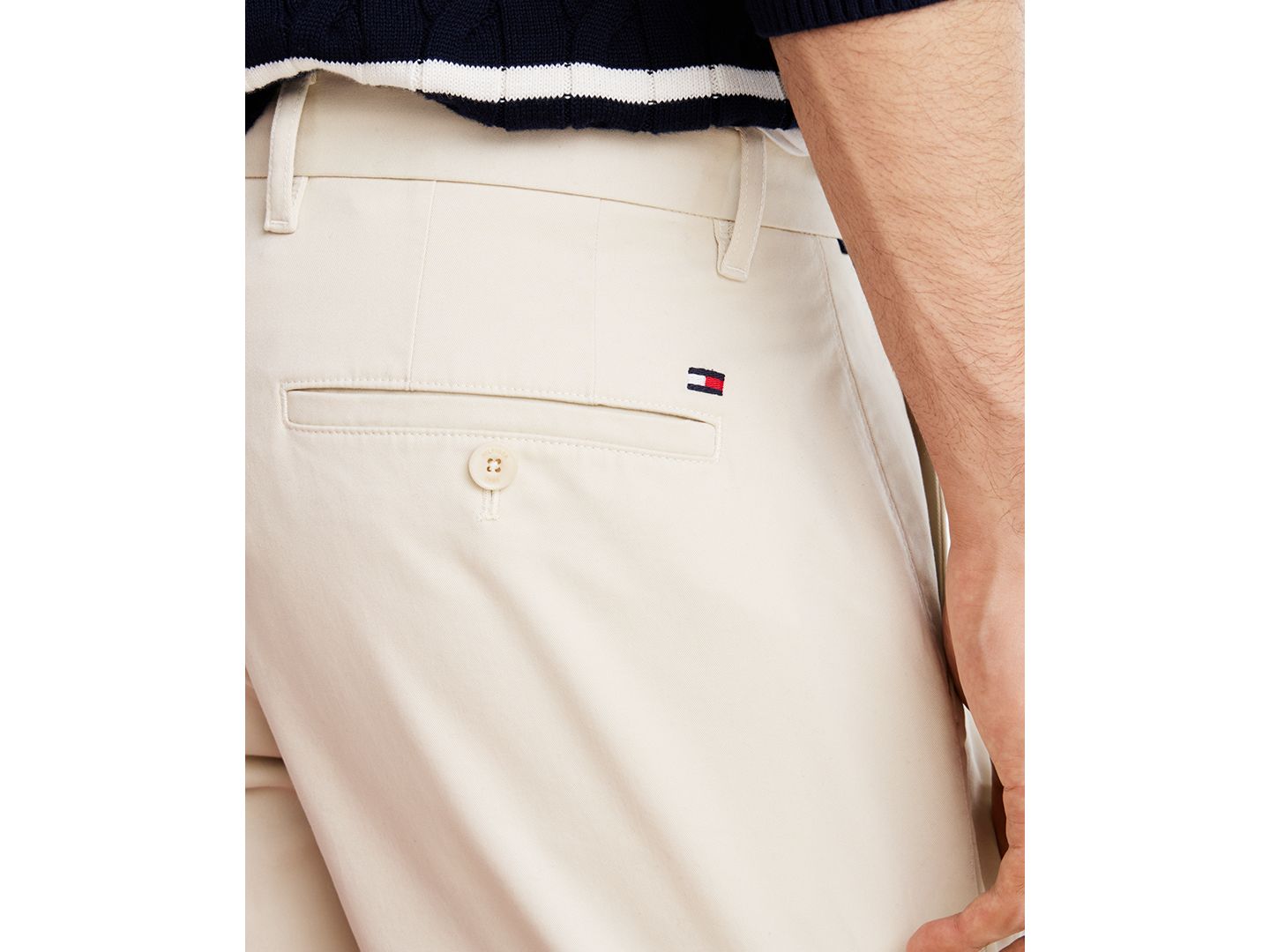 Мужские шорты Tommy Hilfiger Brooklyn 1985 9" Shorts, цвет: Выбеленный каменный — фото 5