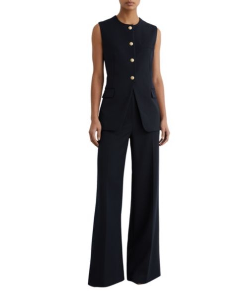 Женские куртки REISS Women's Gabi Button-Through Longline Waistcoat