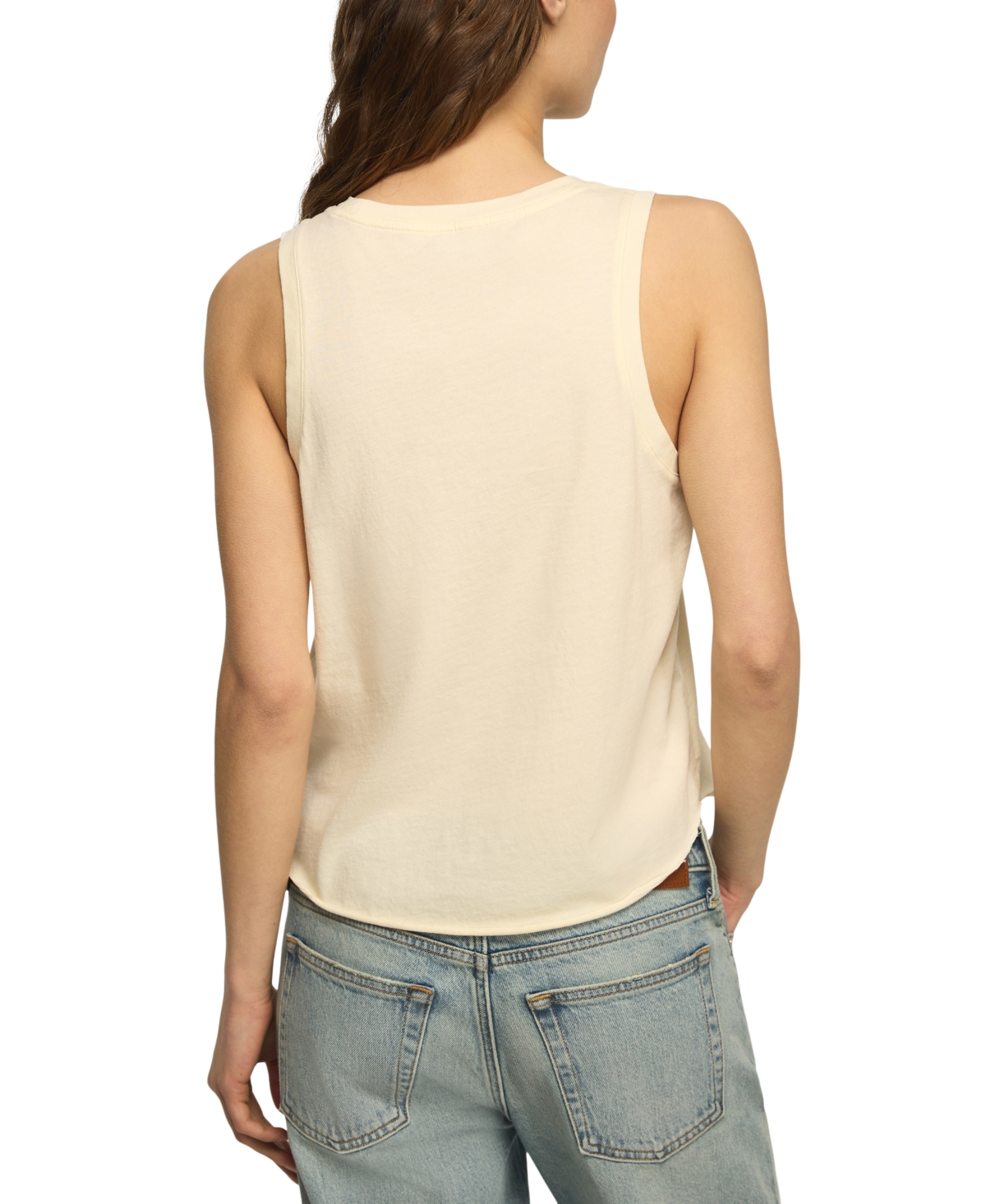 Lucky Brand Women's Beach Boys Crewneck Graphic Tank Top