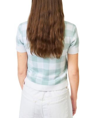 Women's Laurel Gingham Jaquard Cardigan