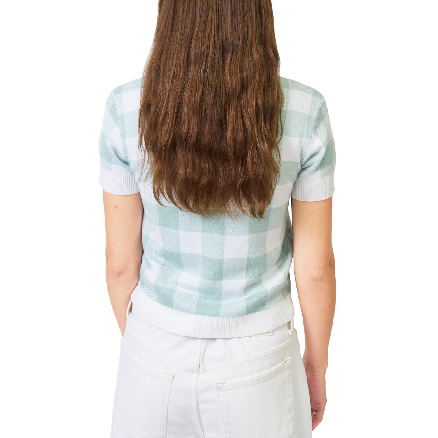 Women's Laurel Gingham Jaquard Cardigan