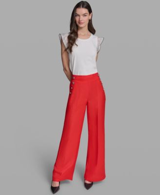 Women's Wide Leg Sailor Pants