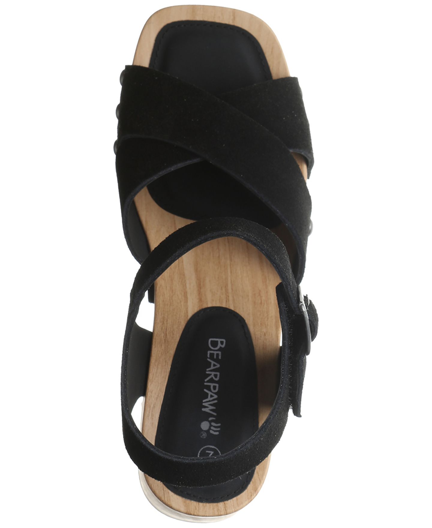 Женские сандалии BEARPAW Colette Platform Wedge, цвет: Чёрный — фото 3