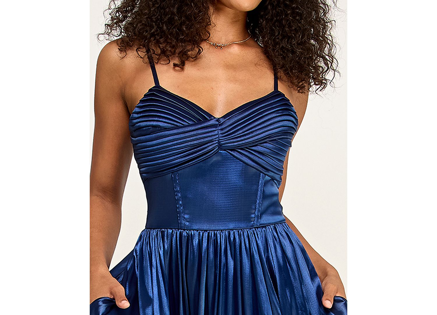 Juniors' Sweetheart Neck Flared Midi Dress