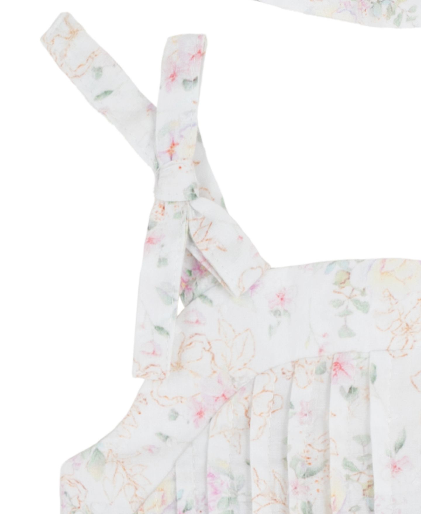 Комбинезон Rare Editions Square Neck Bubble Romper with Hat для девочек-малышей, цвет: Белый — фото 5