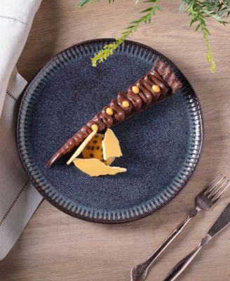 Stoneware Linhas Dinner Plates, Set of 6