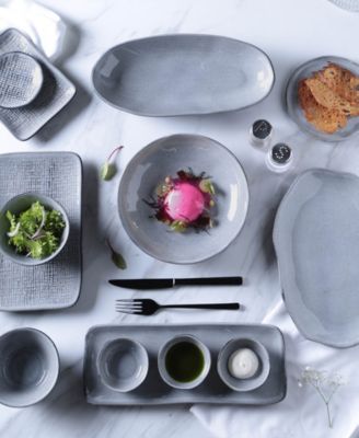 Stoneware Pasta Bowls, Set of 6