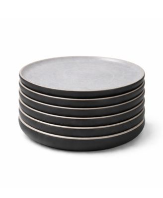 Stoneware Bread Plates, Set of 6