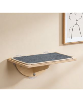 Cat Window Perch with Strong Suction Cups Removable Felt Indoor Hammock Bed