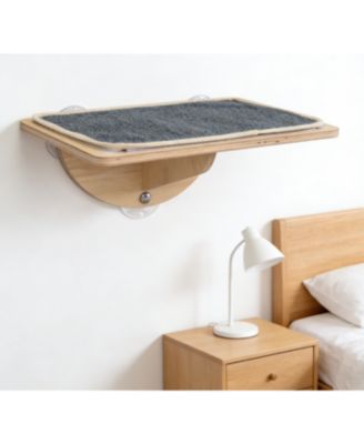 Cat Window Perch with Strong Suction Cups Removable Felt Indoor Hammock Bed