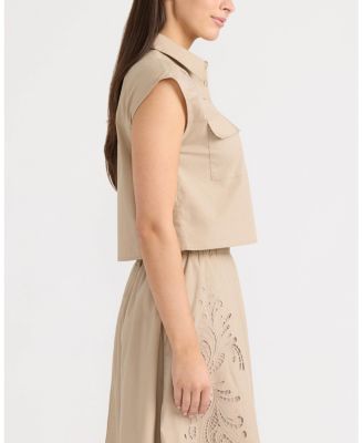 Women's Applique Embroidered Shirt