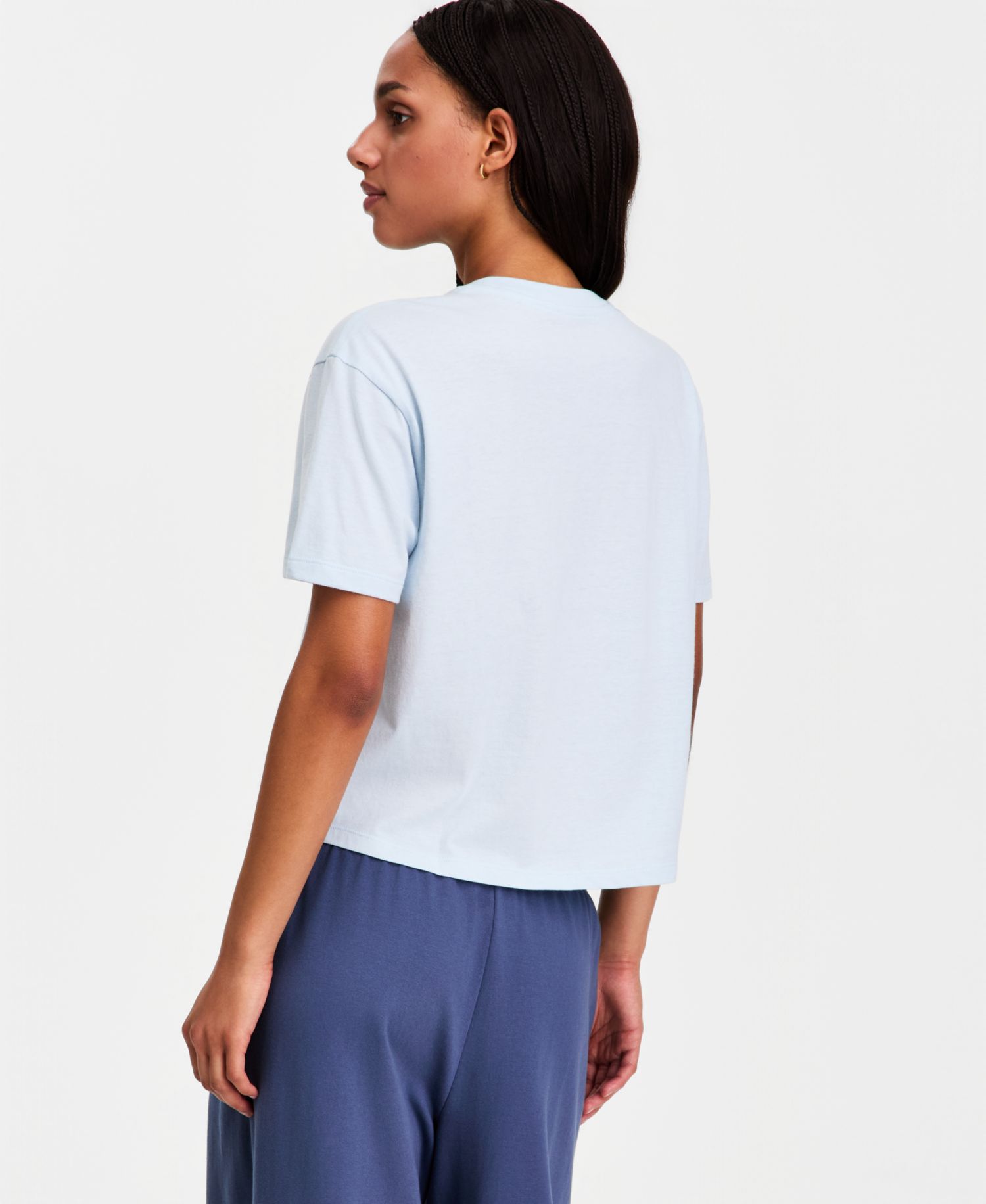 Juniors' Brookyln Patch Graphic Short-Sleeve Tee