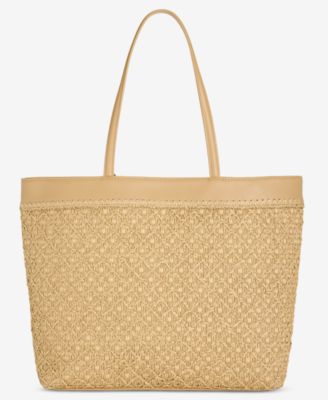 Женские Style & Co Crochet Straw E/W Large Tote — фото 5